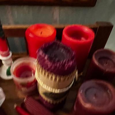 Lot of Used Candles 
