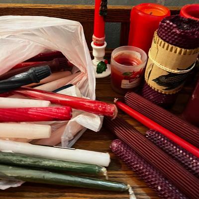 Lot of Used Candles 