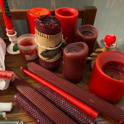 Lot of Used Candles 