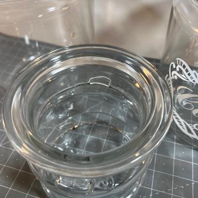 Collection of Clear Jars