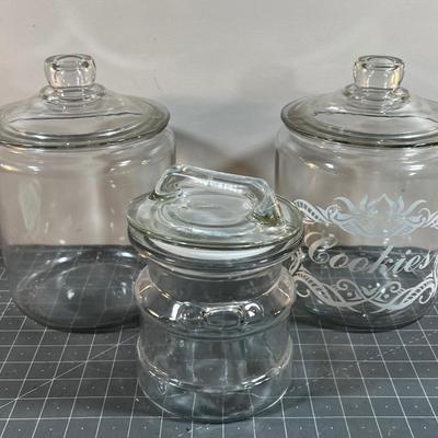 Collection of Clear Jars