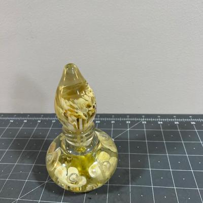 Hand Blown Glass Perfume Bottle 