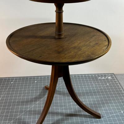 2 Tier Mahogany Table 
