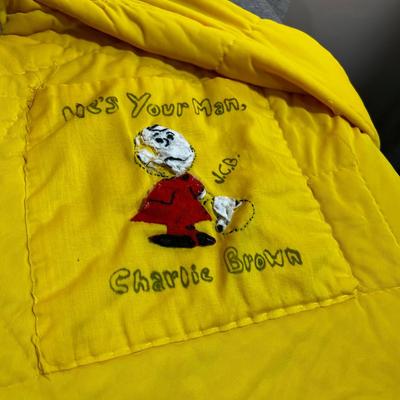 Quilt YELLOW Hand Crafted 