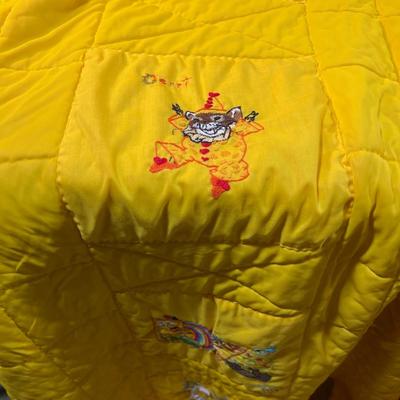Quilt YELLOW Hand Crafted 