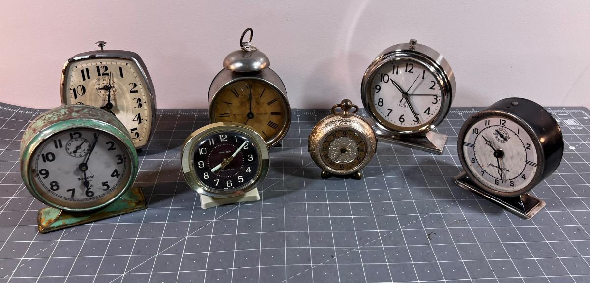 Collection of Old Clocks