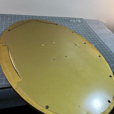 Oval Gold Mirror 
