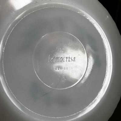 VINTAGE Milk Glass Dish Set 