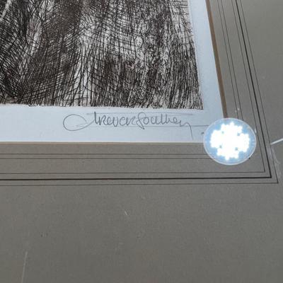 Signed Litho Graph, Titled NEW BLOOM Framed 
