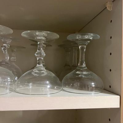3 SHELVES of Bar Glass MIXED LOT