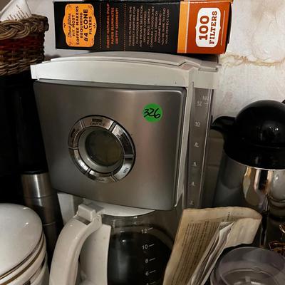 Coffee Center: Pot, Kraft, Grinder etc. 
