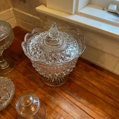 Lovely Covered Glass Items (4) 