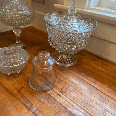 Lovely Covered Glass Items (4) 