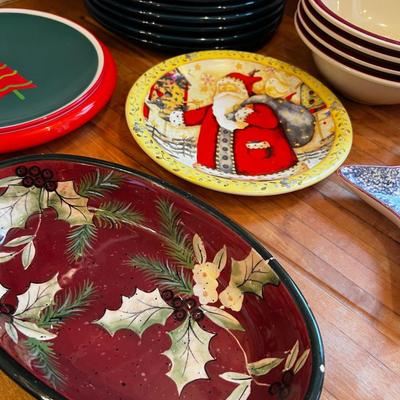 Ceramic Dish Ware Blue Plates plus.