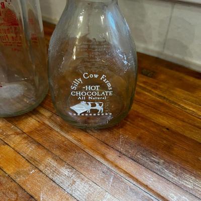 Vintage Milk Bottle Including a Deseret Welfare Plan Milk Bottle (RARE) 