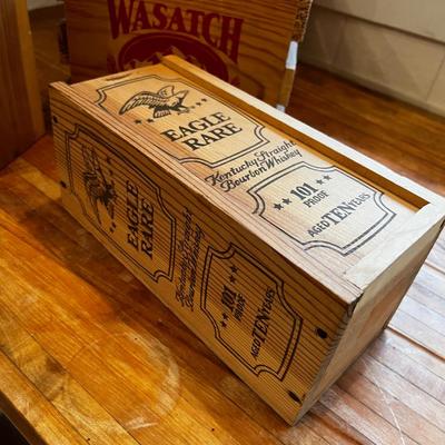 BOXES: Wood Egg caddy, Faux Eggs, Wasatch Ale, plus more. 