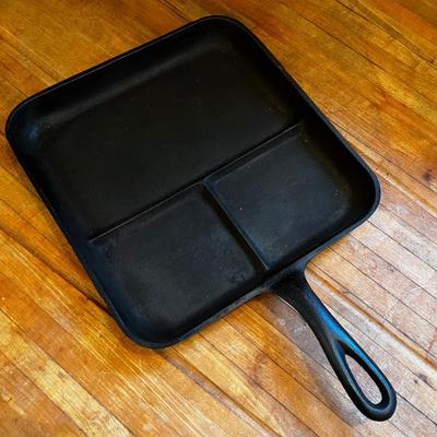 Cast Iron Divided Skillet