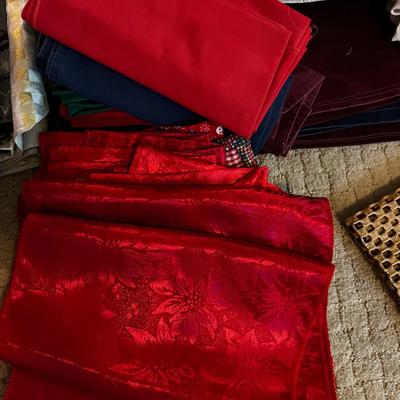 Big Pile of Table Linen