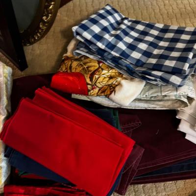 Big Pile of Table Linen