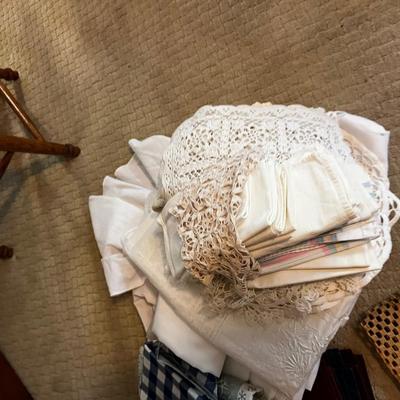 Big Pile of Table Linen