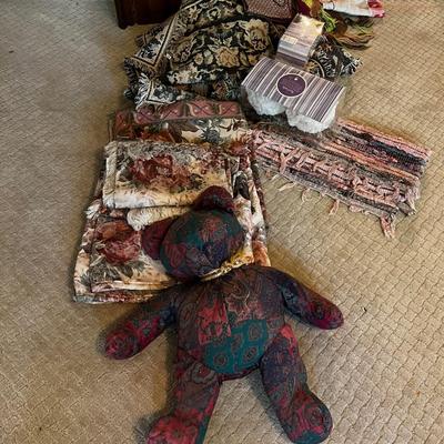 Another Pile of Linens, Plus a Bear 