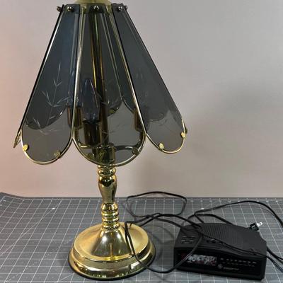 Touch Lamp and Clock Radio