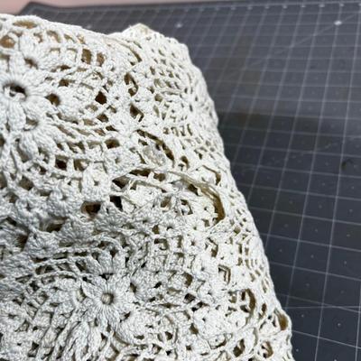 Lovely Crocheted Coverlet of Table Cloth
