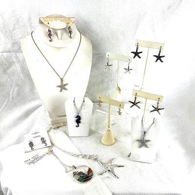 485 Silver & Gold Starfish Lot