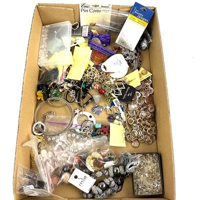 490 Box of Broken Jewelry for Crafts