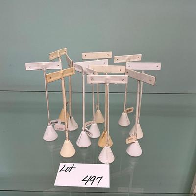 497 Set of 12 T Bar Earring Displays