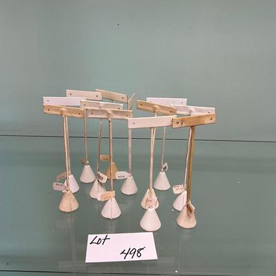 498 Set of 12 T Bar Earring Displays