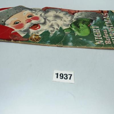 1958 Whitman Night Before Christmas book