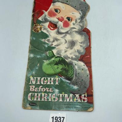 1958 Whitman Night Before Christmas book