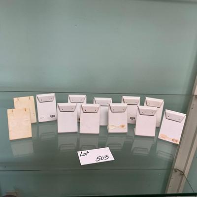 503 10 Earrings Displays and Two Pendant Displays