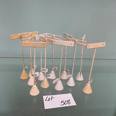 508 Set of 12 T Bar Earring Displays
