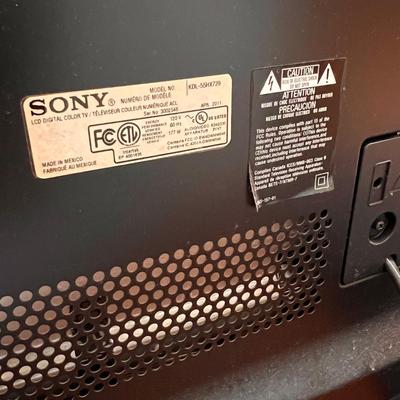 Sony 55" LCD 3D LED TV w Remote