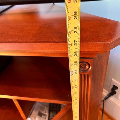 Corner Sound Bar Media Console Cabinet