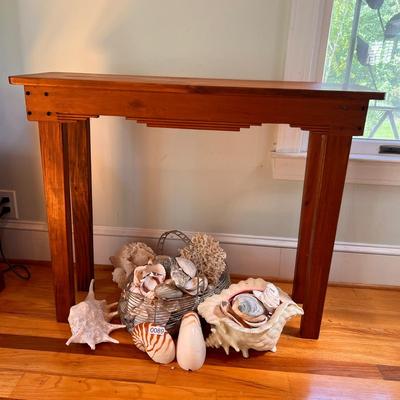 Vintage Solid Wood Hall Entry Sofa Table