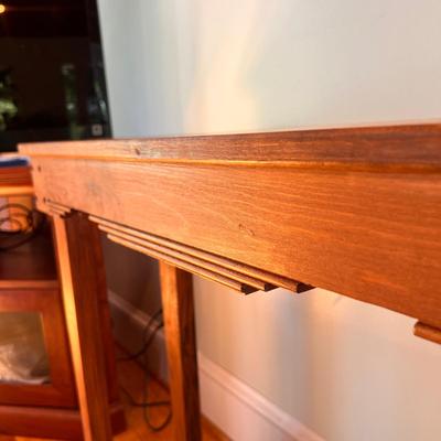 Vintage Solid Wood Hall Entry Sofa Table