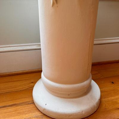 Pillar Glass Top Table
