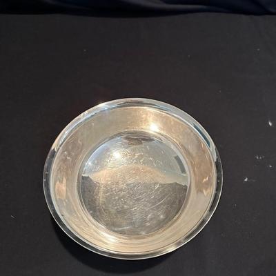 Gorham Silver Plate Trays, Lazy Susan, Bowls and Basket (LR-KL)