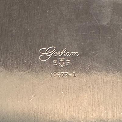 Gorham Silver Plate Trays, Lazy Susan, Bowls and Basket (LR-KL)