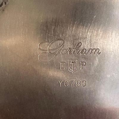 Gorham Silver Plate Trays, Lazy Susan, Bowls and Basket (LR-KL)