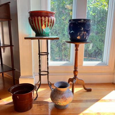 MCM Vintage Lot Planters & Plant Tables