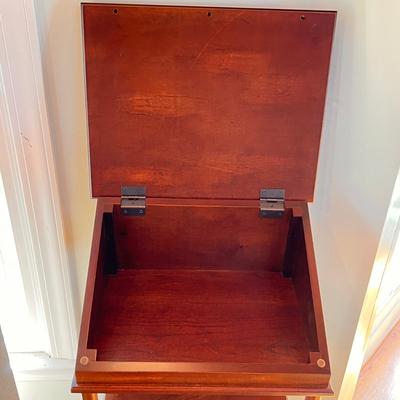 Antique Podium Lectern Book Display Shelf