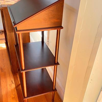 Antique Podium Lectern Book Display Shelf