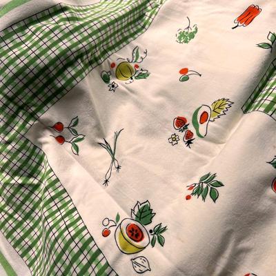 Large Vintage Table Linens Lot Incl. Vera - Great Vintage Graphics!