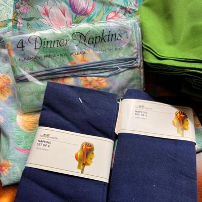 Large Vintage Table Linens Lot Incl. Vera - Great Vintage Graphics!