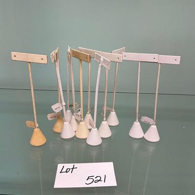 521 Set of 12 T Earring Displays