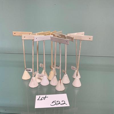 522 Set of 12 T Earring Displays